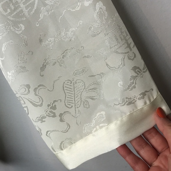 Vintage Le Boudoir sheen printed satiny top - Picture 5 of 10